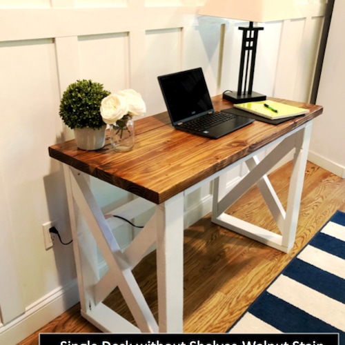 Rustic Farmhouse Desk With Classic Style - Etsy
