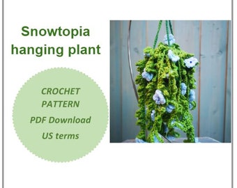 Crochet pattern for hanging plant/vine
