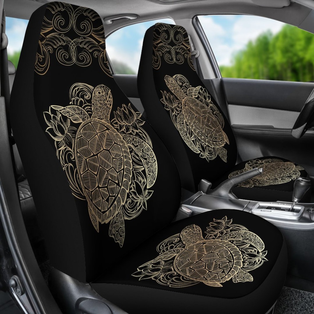 Best Sea Turtle Car Seat Covers, Sea Turtle Lover Front Car Cover Gift