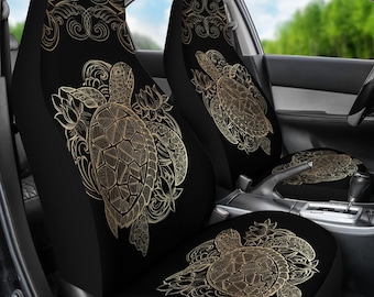 Van Showudesigns Waterproof Car Seat Covers Front Seats Only Full Set Sea Turtle Neon Print High Back Seat Covers Universal for Cars,Sedan Truck SUV Van Showudesigns Waterproof Car Seat Covers Front Seats Only Full Set Sea Turtle Neon Print High Back Seat Covers Universal for Cars,Sedan Truck SUV