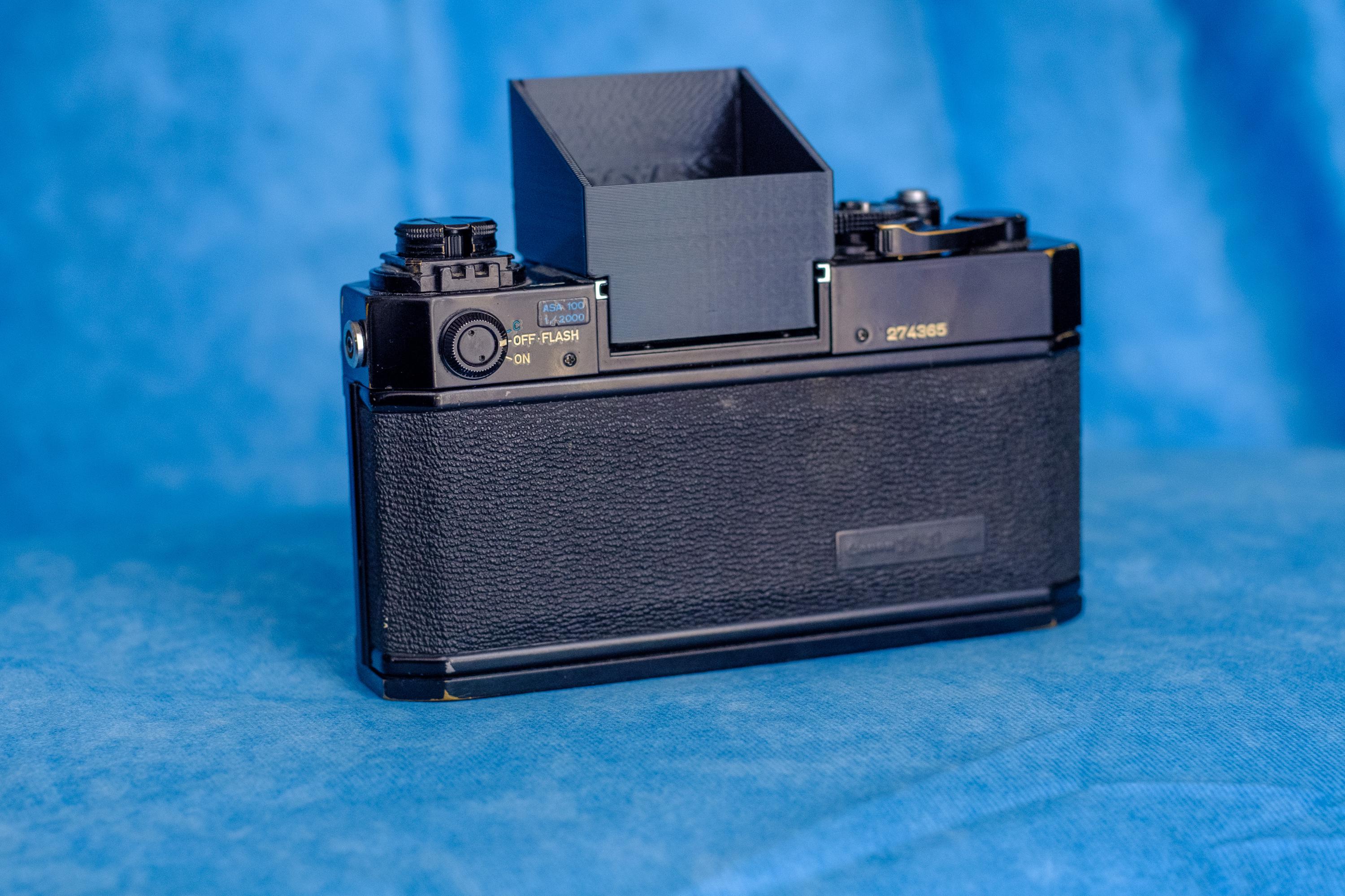 Canon F-1をこのウエストレベルファインダーでアップグレード！ - 拡大