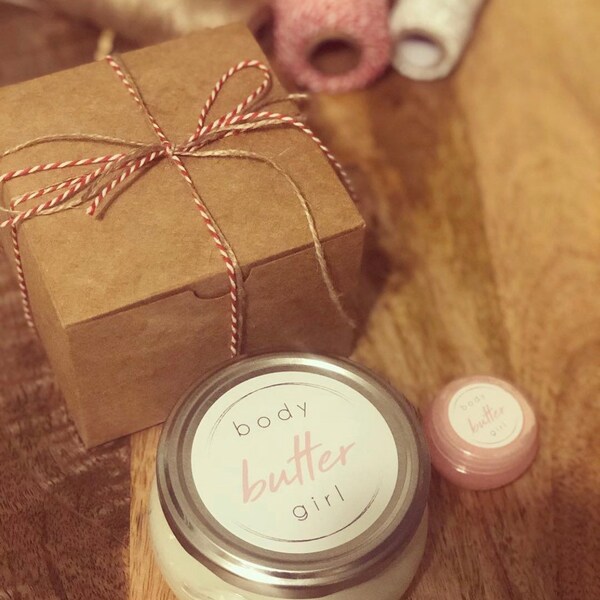 Limited Edition PEPPERMINT & VANILLA Whipped Body Butter *All NATURAL* Gifts under 30*Vegan*gift ideas