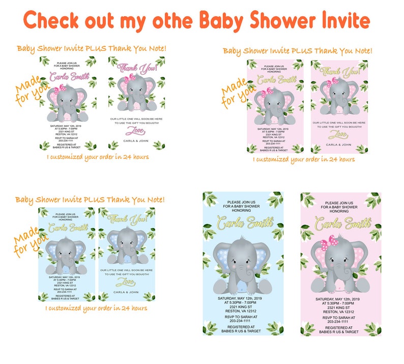 Baby Shower Digital Invitation Baby Boy Shower Invitation Etsy