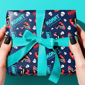 Glenn Danzig Kerst Inpakpapier, Grappige Kerst Wrapping Paper, Christmas Gift Wrap, Horror Punk Wrapping Paper, Meme Wrapping Paper