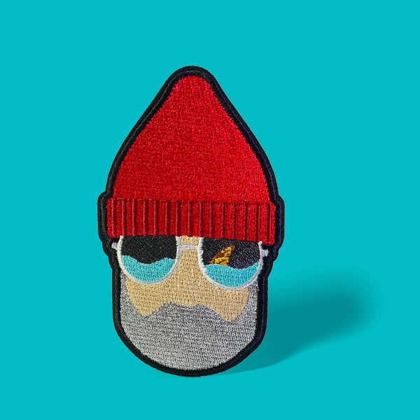 Steve Zissou Premium Iron-On Patch,  The Life Aquatic Wes Anderson-Inspired Patch for Jacket