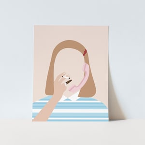 Printable Margot Minimalist Art Print, The Royal Tenenbaums Wes Anderson-Inspired Poster, Instant Digital Download