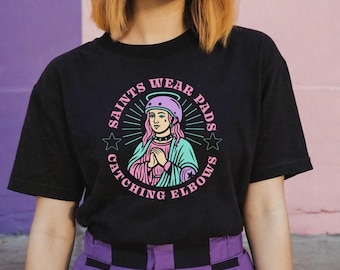 Derby Girl T-Shirt: Feminist Skater Saint Tee