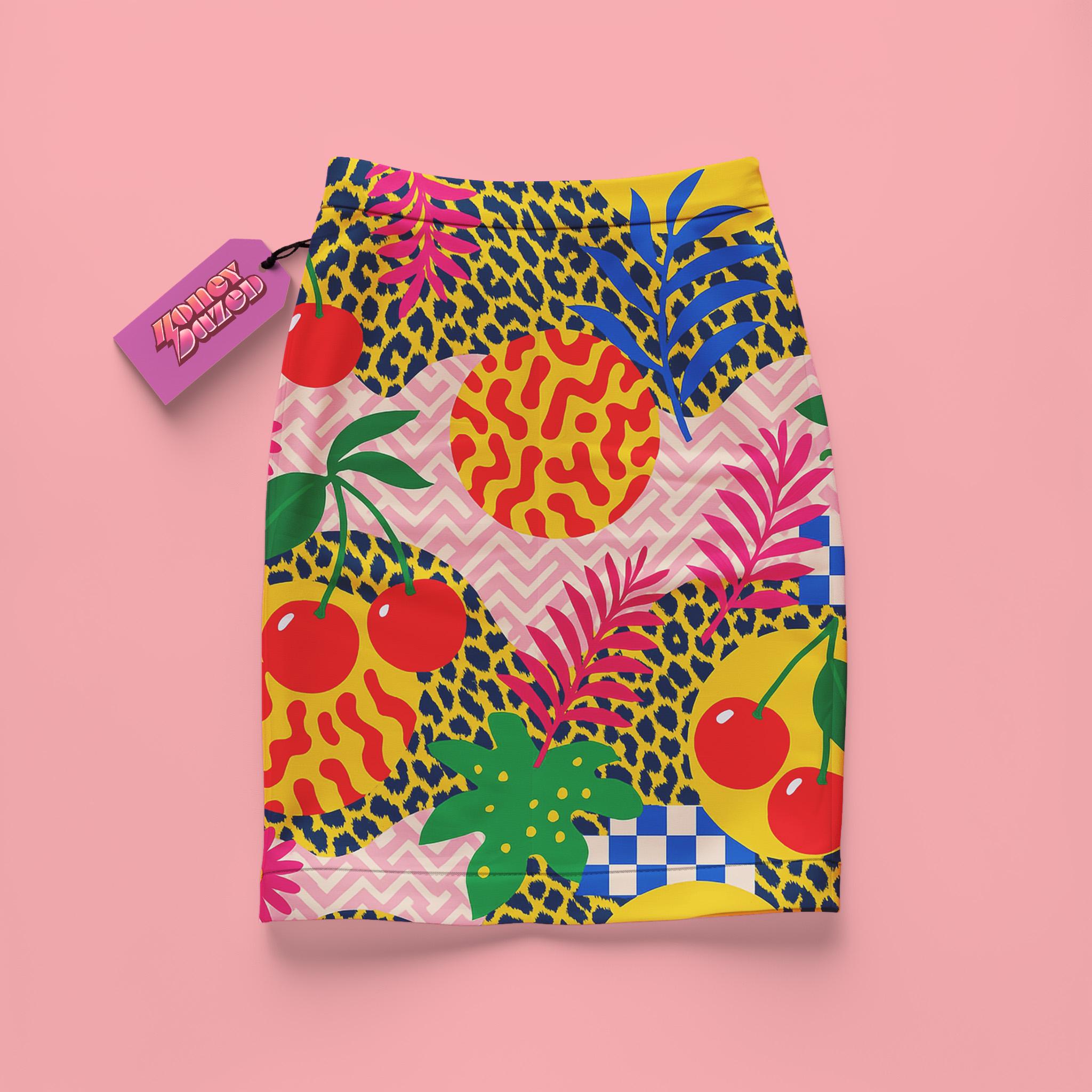 Jupe à imprimé animalier Couleur multicolore