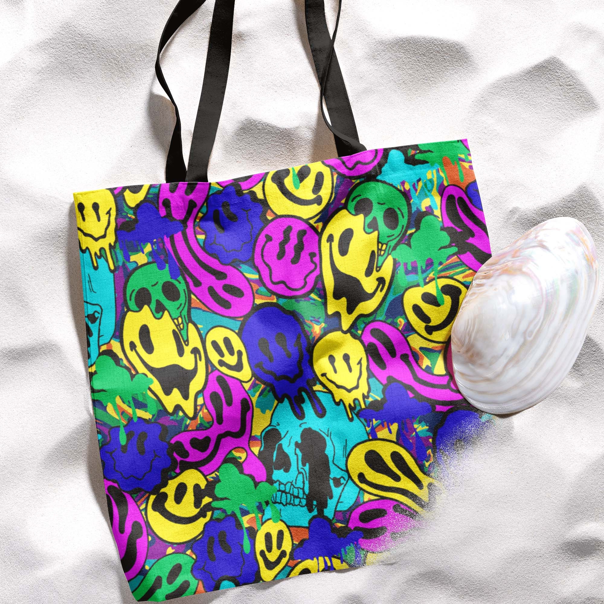 Y2K Tote Bag, Tote Bags for Women, Punk Tote Bag, Neon