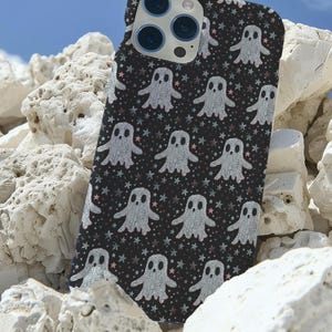 Kawaii Ghost Phone Case: Pastel Goth Spooky Cell Phone Protection image 3
