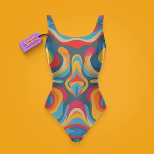 Swirlscape One-Piece Swimsuit