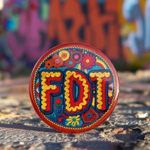 FDT Anti-Trump-nål, Knapp för motståndsrörelseprotest, Politisk punk-märke, Kavajnål för demokratiförsvarare, Knapp för vänsteraktivist, Statement-nål