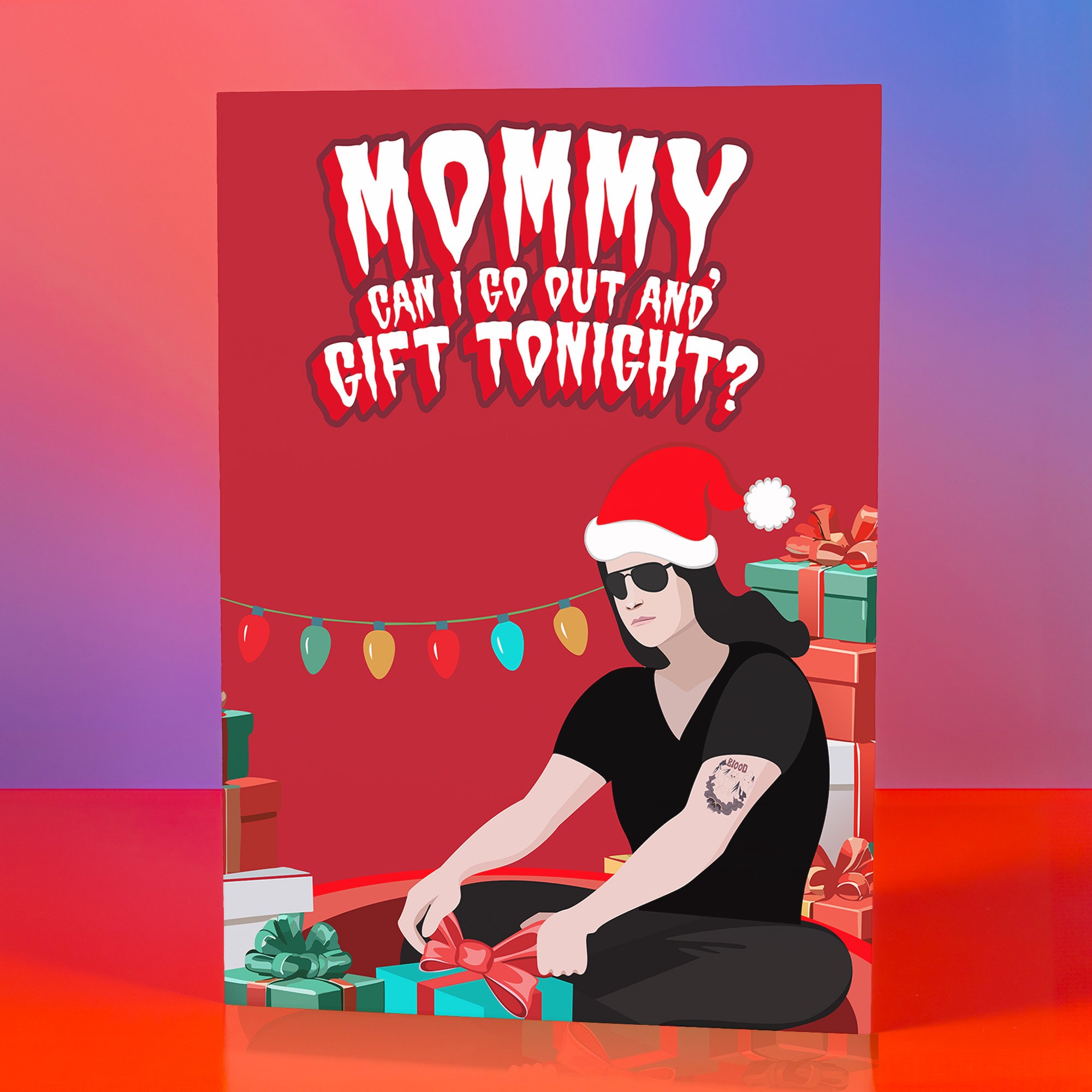 Glenn Danzig Christmas Card: Horror Punk Holiday Greeting - Etsy