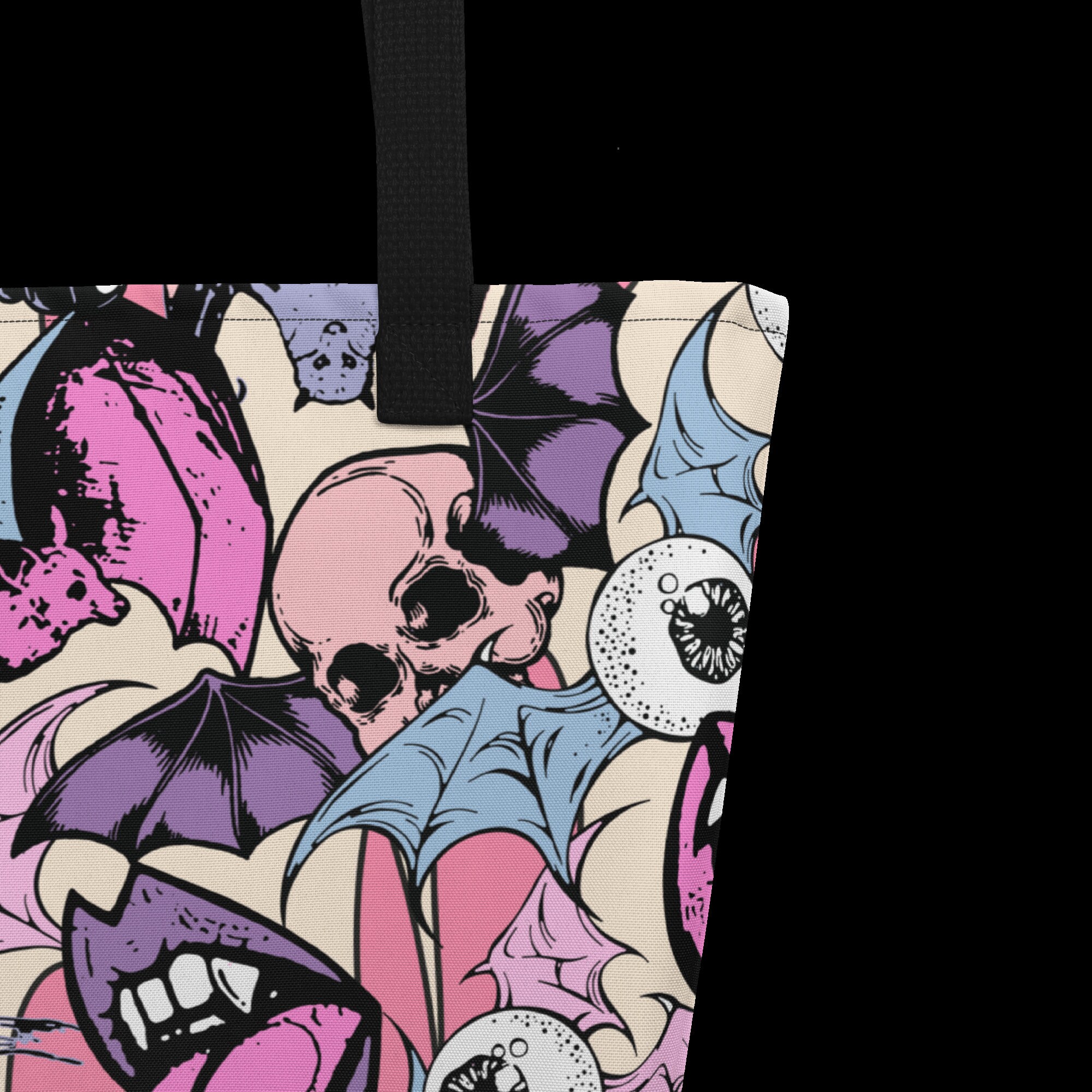 Sac fourre-tout effrayant de sublmaton d'Halloween, sorcère d