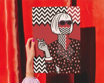 Cartel del arte de Diane Twin Peaks