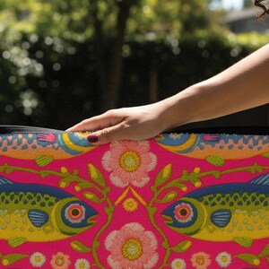Sardine Doormat Outdoor, Pink Fish Maximalist Rug, Maximalist Fun Kitchen Mat for Dopamine Home image 12