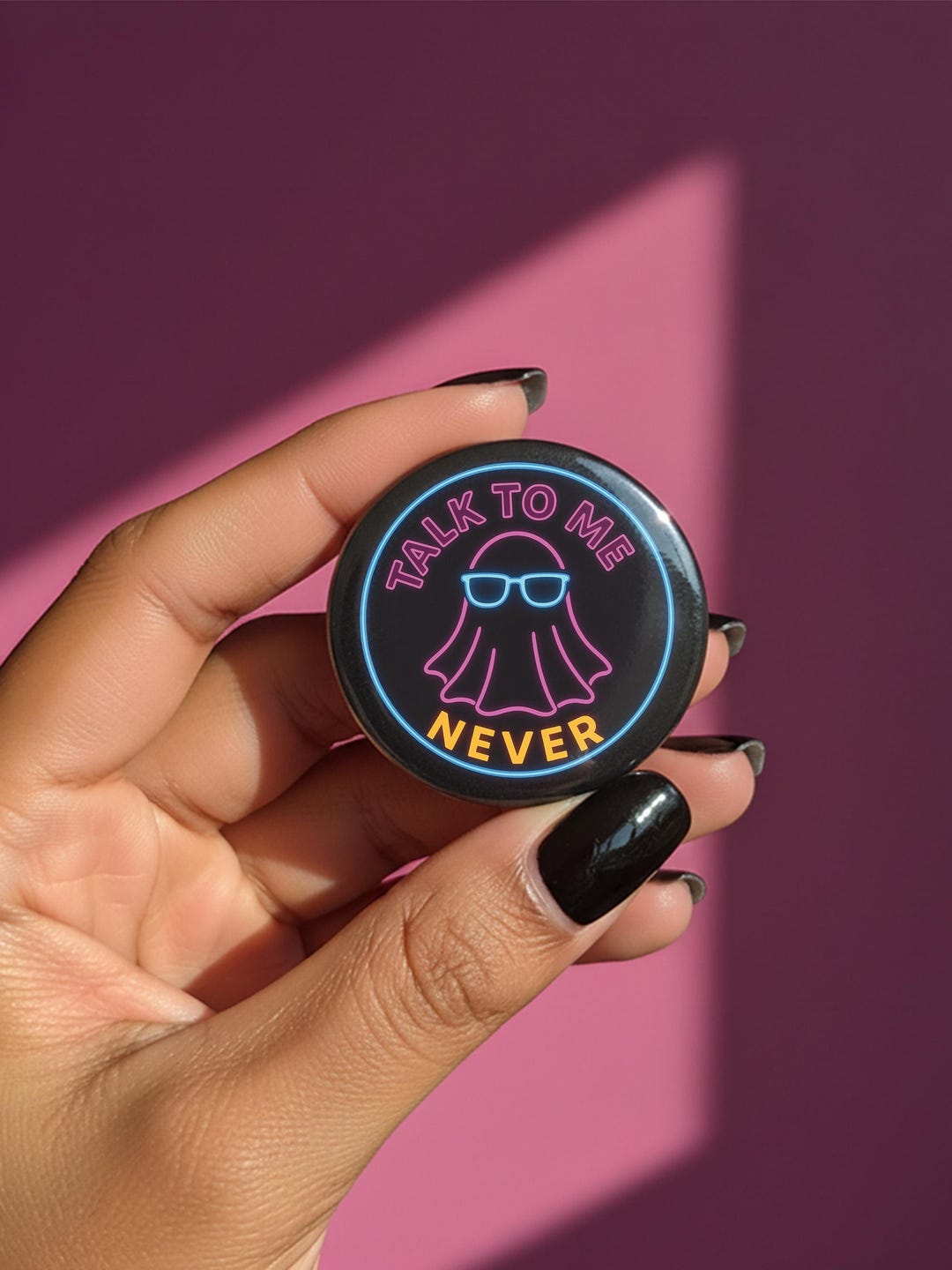 Funny Introvert Ghost Pinback Button, Social Anxiety Badge - Etsy