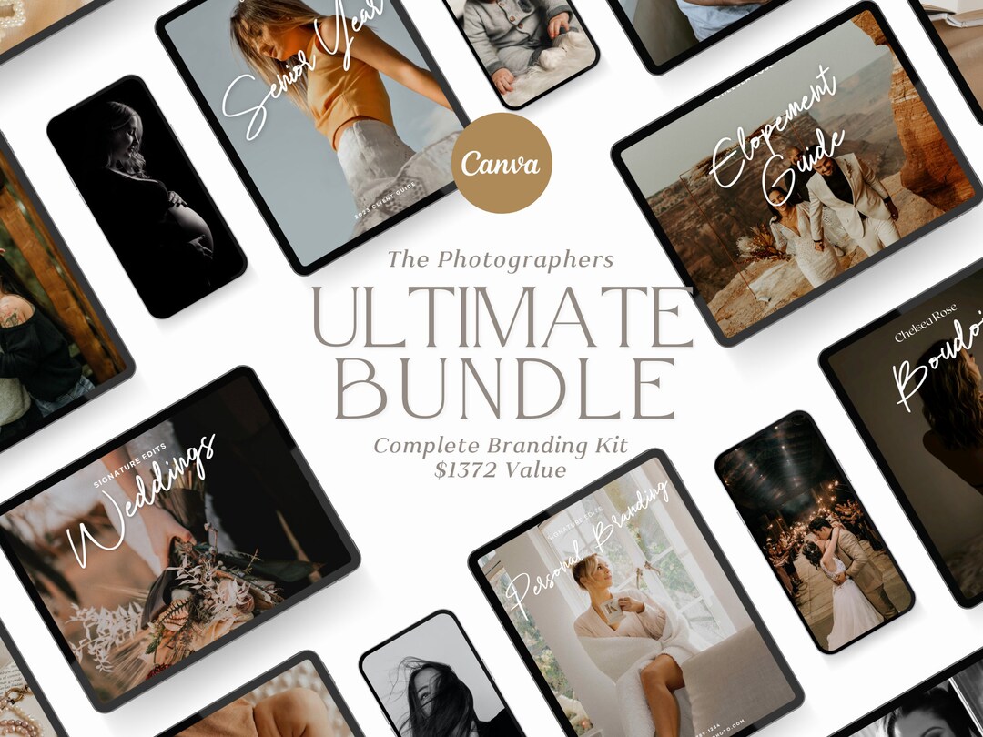 CLASSIC Complete Photography Business Bundle! 1372 DOLLAR VALUE, Brand ...
