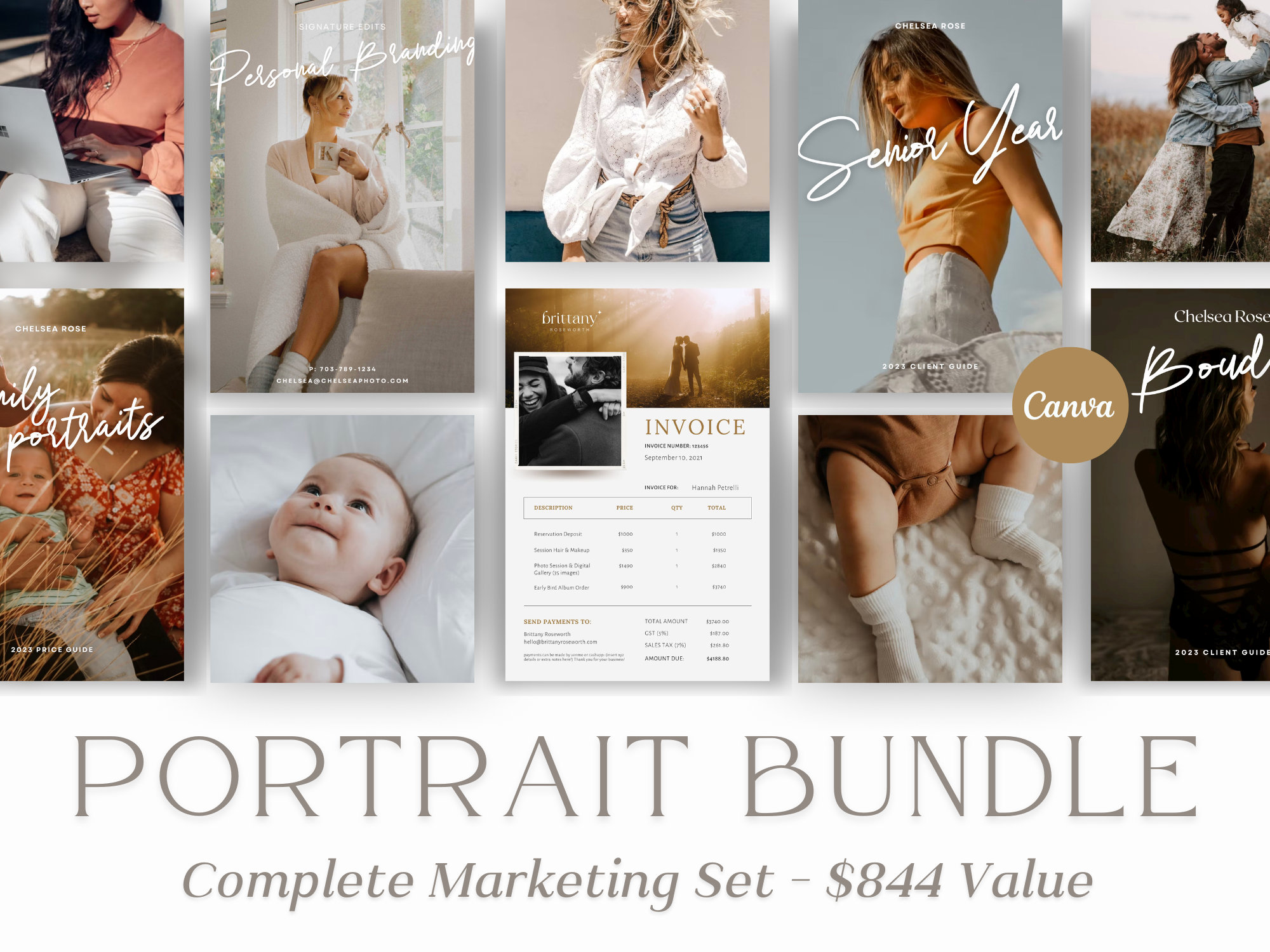 CLASSIC Portrait Photography Bundle 20 Piece