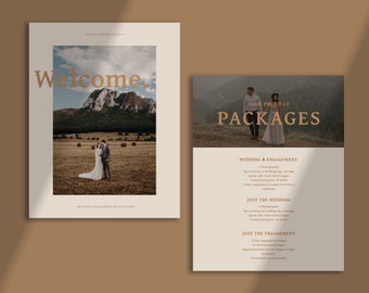 Photography Price List Template: Wedding & Family Pricing (PSD)