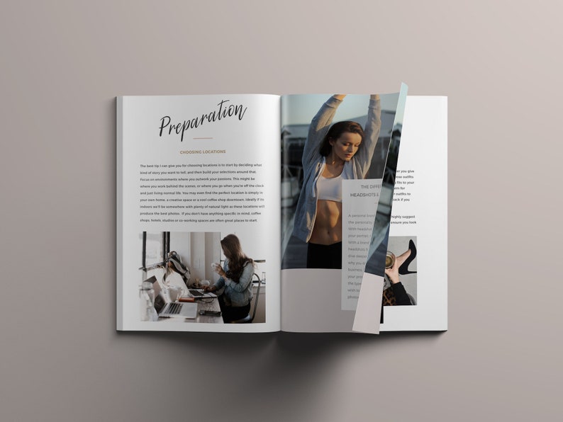 Photography Branding Guide: Client Welcome Magazine (Photoshop Template) image 5