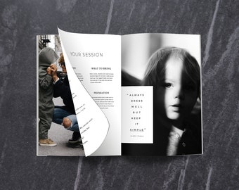 Plantilla de guía de estilo para fotografía familiar: Qué ponerse (Photoshop)