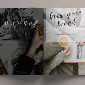 Photography Branding Guide: Client Welcome Magazine (Photoshop Template)