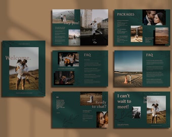 Wedding Photography Price Guide Magazine Template (Photoshop PSD)