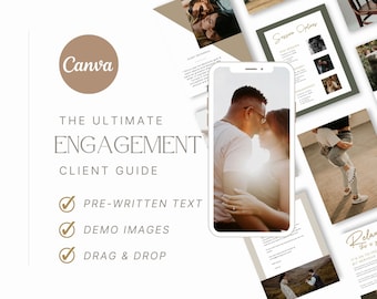 Engagement Session Photography Guide: Canva Template (PDF)