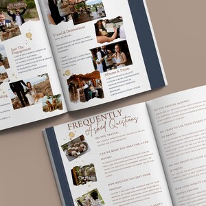 Canva Photography Pricing Template: Wedding Photographer Magazine (PDF)