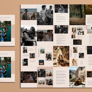 Engagement What To Wear Guide Template. Photography Couples Client Book, Outfit Style Guide Magazine Marketing Template. Email, PDF or Print