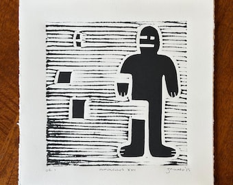 Homunculus XVII-XXIII blockprints