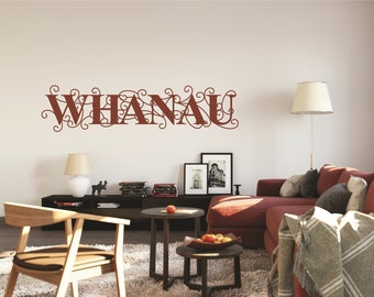 Whanau  - Maori New Zealand Handmade Wall Decal