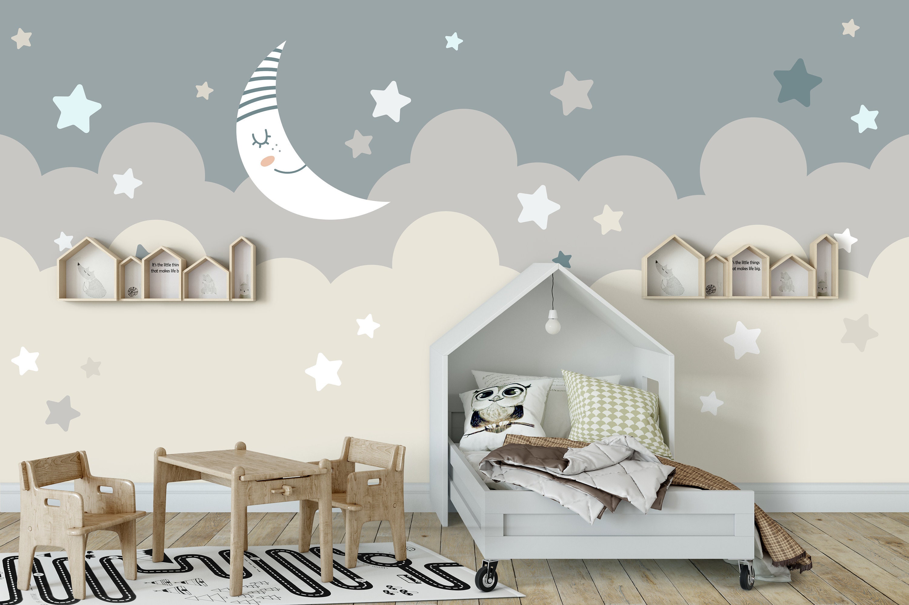 Sleepy moon. луна картинки красивые сказочные для фотограф. дизайн детской на луне. Sleepy_moony. луна картина для детей.