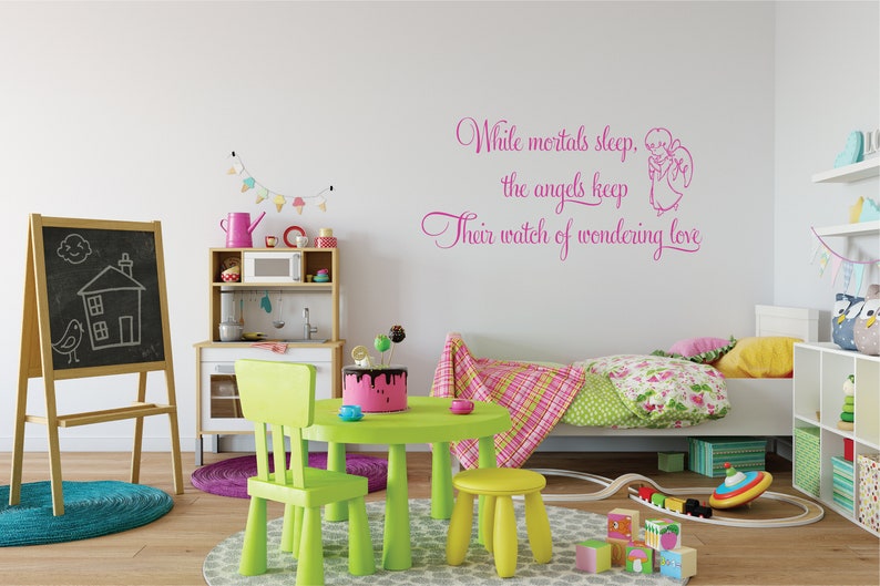 Quality Children/'s Bedroom Wall DecalSticker When Mortals Sleep