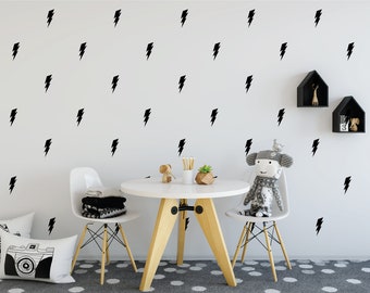 Lightning Bolts - Quality Vinyl Wall Pattern