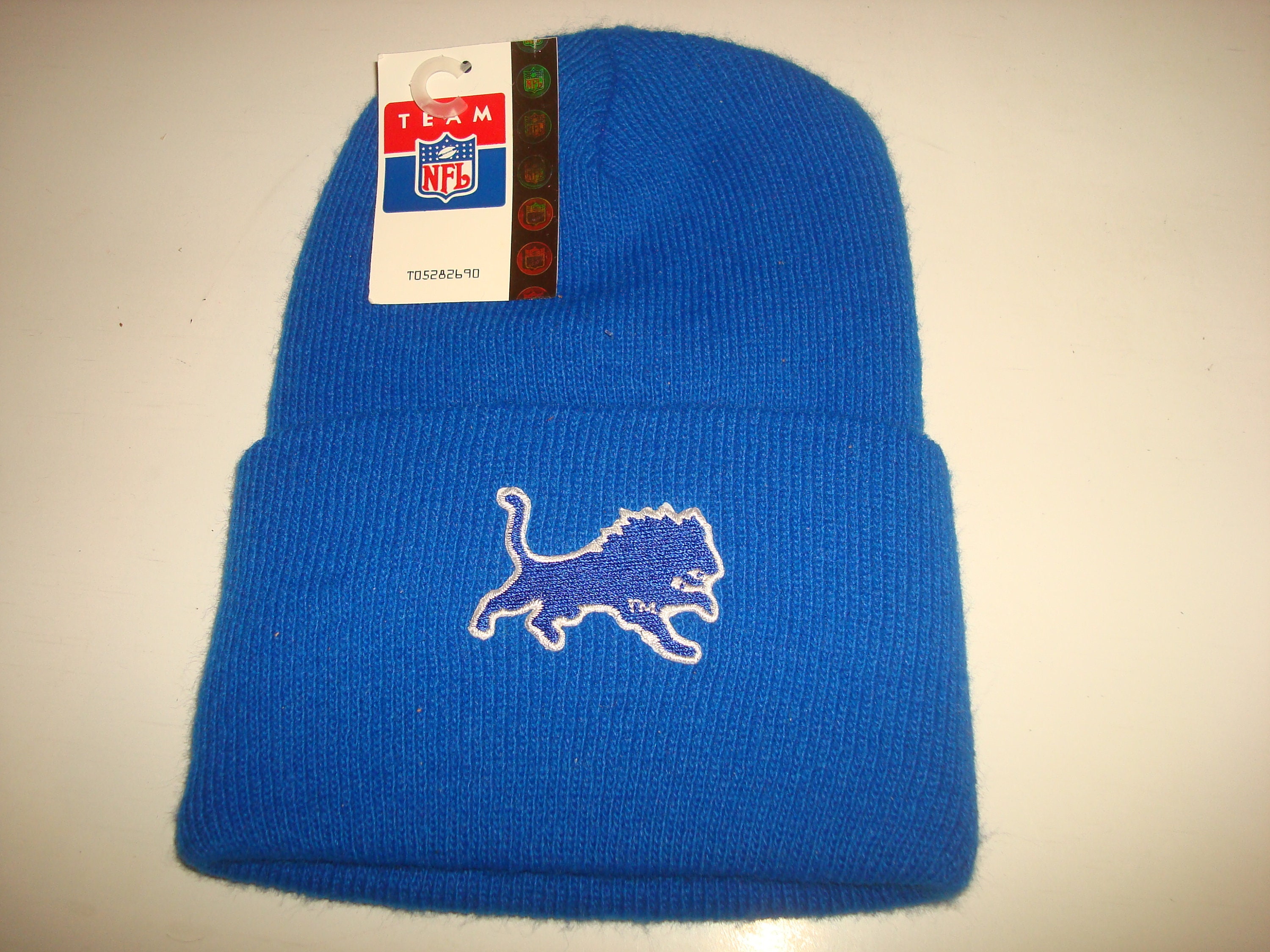 DETROIT LIONS Skull Beanie Knit 