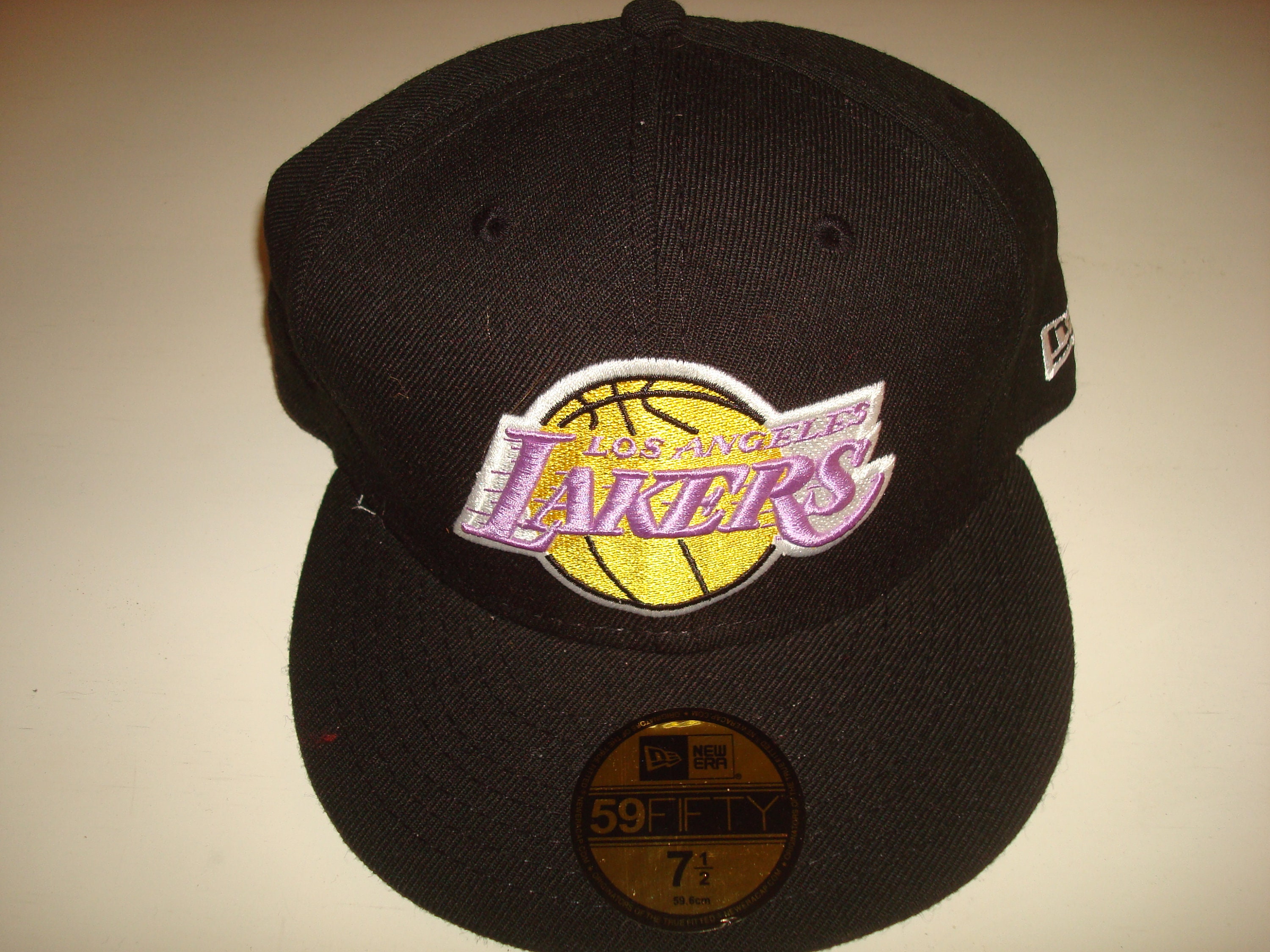 Vintage Ama Pro Motion Script Los Angeles Lakers Cord Hat NBA