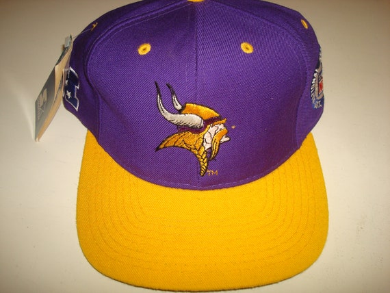 MINNESOTA VIKINGS STARTER Fitted Vintage Hat 90s Hat Cap Size - Etsy