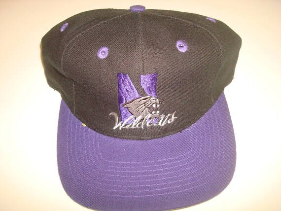 NORTHWESTERN WILDCATS     snapback script hat cap 