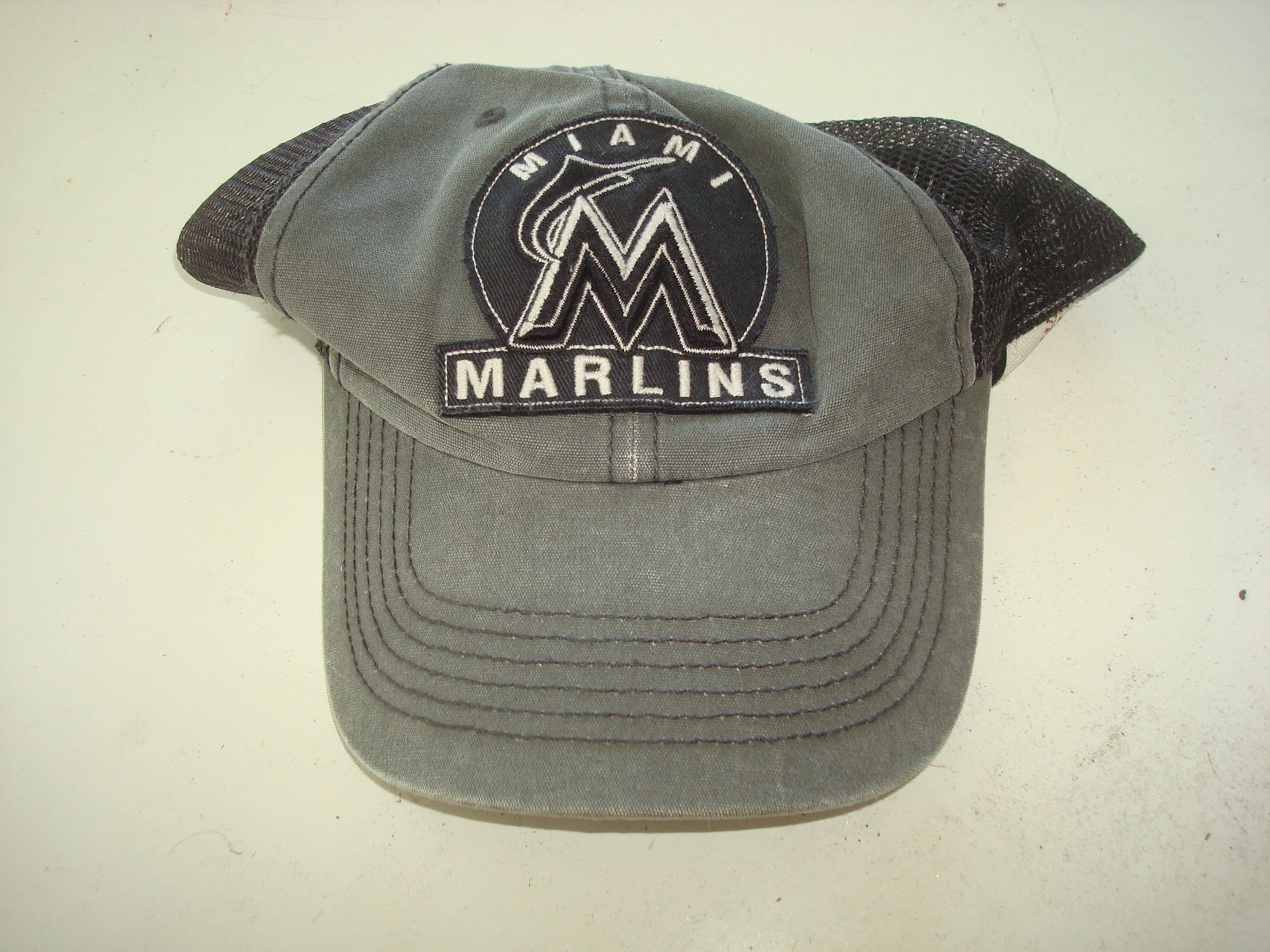 FLORIDA MARLINS Snapback Script Hat Cap Vintage 90s 
