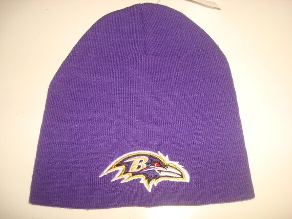 BALTIMORE RAVENS Skull Beanie Knit 