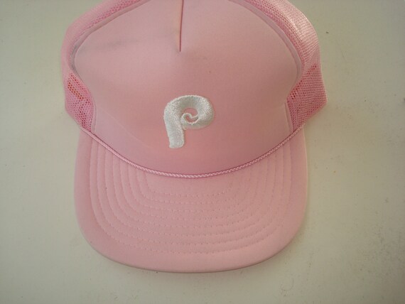 PHILLIES PINK Snapback Script Hat Cap 