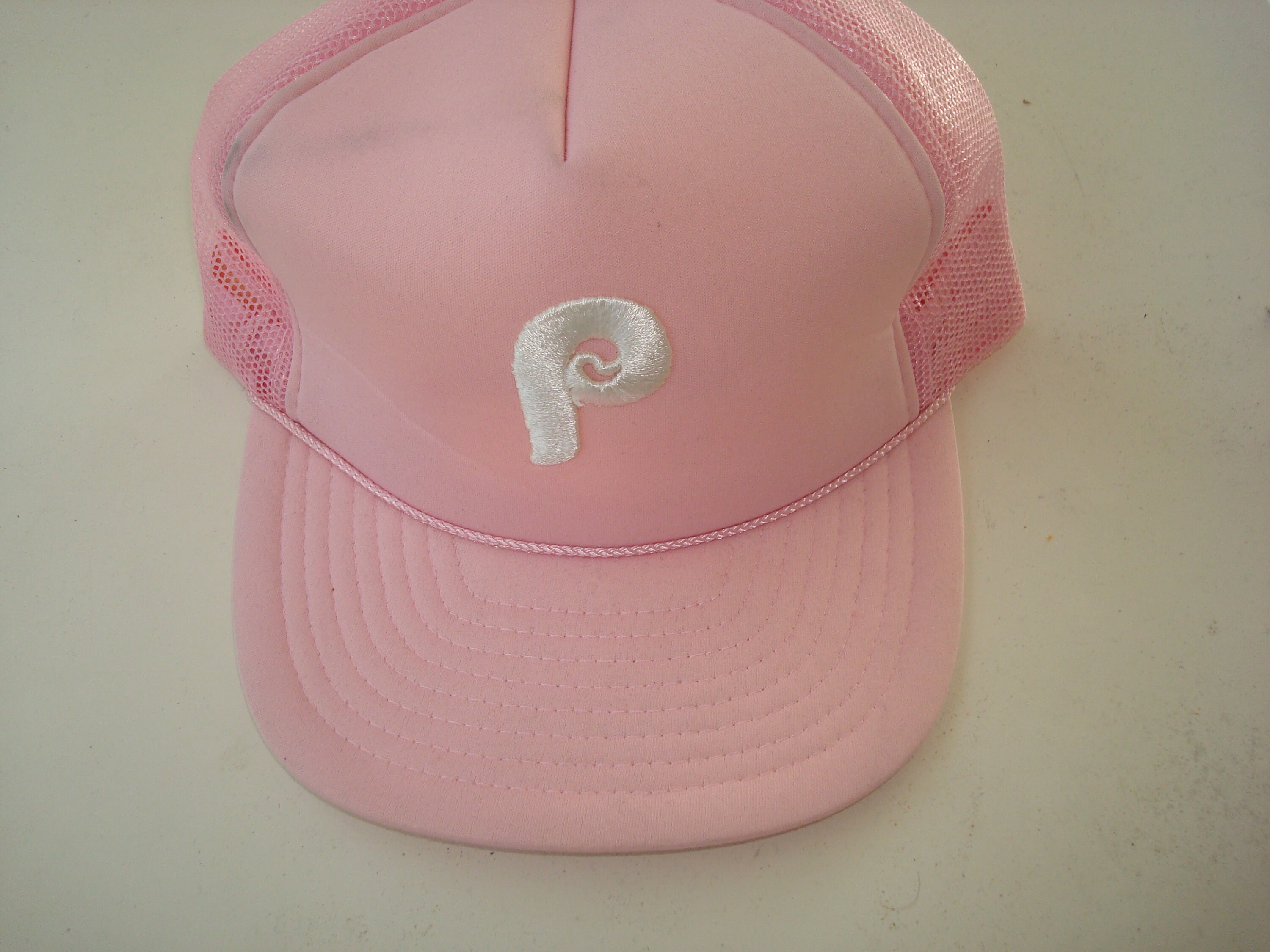 PHILLIES PINK Snapback Script Hat Cap 