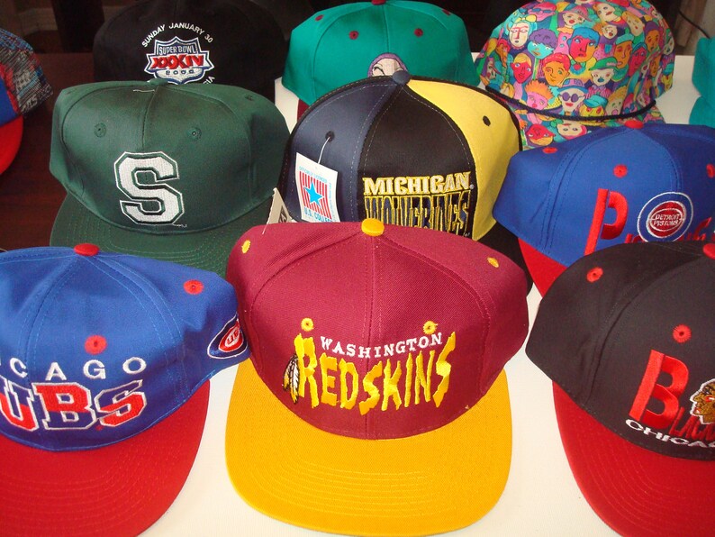 VINTAGE SNAPBACK BUNDLE Lot 90s ncaa nfl mlb hat cap wholesale Etsy