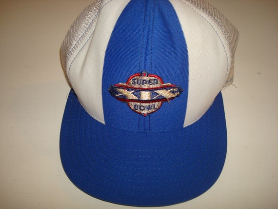 CHICAGO BEARS 1985 80S Super Bowl Vintage Snapback Script Hat 