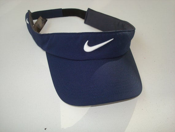 navy blue nike visor