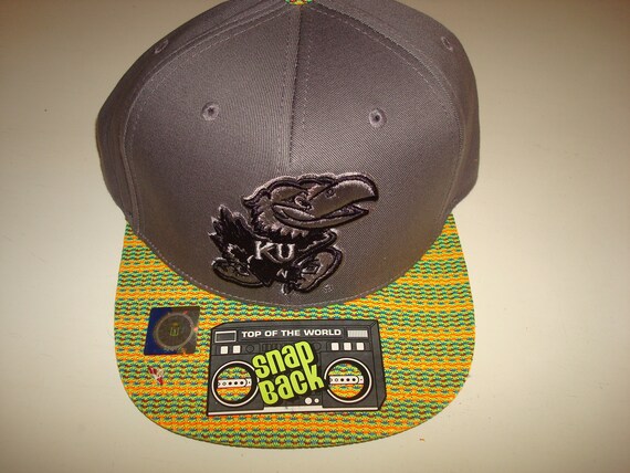 Kansas Jayhawks Snapback Script Hat Cap 