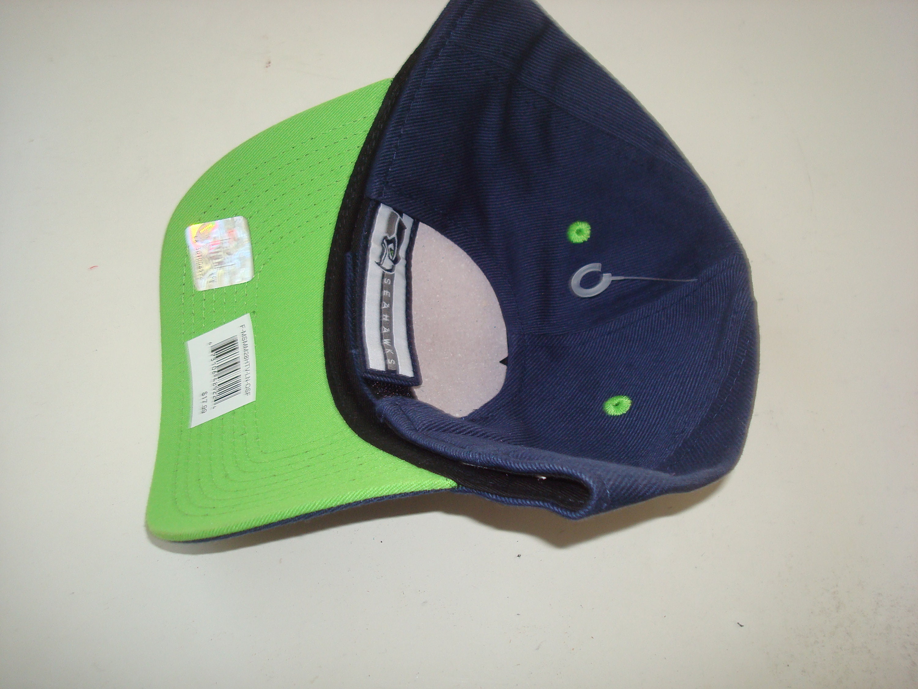 SEATTLE SEAHAWKS Beach Golf Vintage Hat 
