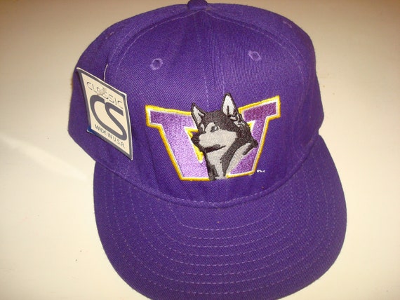 WASHINGTON HUSKIES 80S BOOKSTORE   vintage hat 90… - image 1